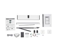 Abridor automático de puertas basculante | Apertura de puerta hasta 150 kg ángulo máximo de apertura 110° | Cierrapuertas con mandos a distancia