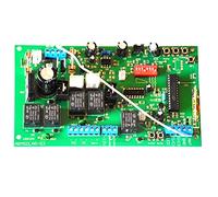 Abridor automático de puertas comerciales Placa de circuito de la placa base de la tarjeta electrónica de 12V for el motor de abridor de puerta de giro automático de doble ala 1 2VDC(Kit 3)