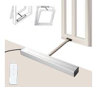 Abridor automático de tragaluz con control remoto para una ventilación sin esfuerzo y fácil acceso al techo, ideal para uso en invernadero y ático