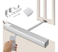 Abridor automático de ventanas, actuador eléctrico de cadena con control remoto, carrera ajustable de 300 mm a 1000 mm para tragaluces y rejillas de ventilación de techo