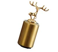 Abridor automático de vino - Removedor de de botellas de acero inoxidable con diseño de alce, herramienta de sacacorchos inalámbrico | Abridor de botellas eléctrico portátil para camping,