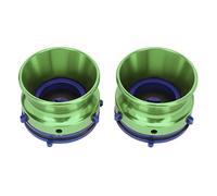 Abridor de 10 Pulgadas, Adaptadores de Concentrador Nab Pulidos, Dispositivo de Carga Universal, 1 par para Grabadora de Cinta de Carrete a Carrete (Green)