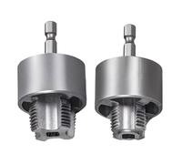 Abridor de agujeros interiores de tubería de agua, herramienta universal de roscado de agua, taladro eléctrico, abridor hexagonal, herramienta de enhebrador de 1/2 ' ' 3/4 '