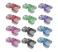 Abridor de anillos para latas de bebidas, 12 unidades, abrelatas de colores, ayudante de extracción seguro con protección contra fugas y protección de las manos para el hogar, camping, exterior