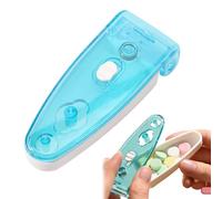 Abridor de blíster - Dispositivo portátil para pastillas | Pelacables de medicamentos de alimenticio | Dispensador de pastillas anticontaminación | compacta para remover tabletas