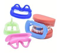 Abridor De Boca De Ortodoncia, 4 Piezas De Silicona De Grado Alimenticio Retractor De Mejillas Examen Oral, Resistencia A Altas Temperaturas Segura for El Paciente for Hospital Dental