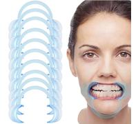 Abridor de Boca Dental,10 pièces Desechable Retractores de Mejilla en forma de C abridor, Retractores de Mejilla en forma de C,Para exámenes orales, tratamientos, Blanqueamiento dental