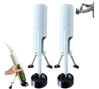 Abridor de botellas automático, abridor de botellas con manos libres para cerveza y refrescos de 12 oz, herramienta de extracción de tapa con un solo toque para camarero (2 PCS)