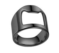 Abridor de botellas con anillo de barman,Anillo abridor de botellas de barman | Herramienta creativa para barra de cerveza,Herramienta de barra creativa de acero de titanio, elegante y versátil herram