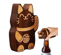 Abridor de botellas de bar, abrebotellas de barman, abrebotellas manual con gato, imán para , decoración de bar, abridor de botellas para el hogar, cafetería, restaurante,