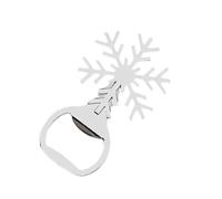 Abridor de botellas de cerveza, herramienta ergonómica de aleación de zinc, tema navideño, abridor de tapa de botella, para camarero, bar, recuerdos del hogar, mujeres, hombres, bodas