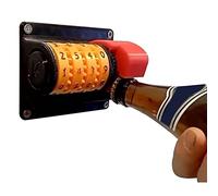 Abridor de botellas de cerveza manual creativo, sacacorchos montado en la pared, gabinete de cerveza, abridor de botellas con abridor numérico montado en la pared