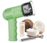 Abridor De Botellas De Coco Eléctrico, Abridor De Coco Inalámbrico Portátil, Herramienta para Perforar Cocos De Acero Inoxidable 304, Abridor De Cocos con Limpieza De Un Botón