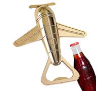 Abridor de botellas de metal - Accesorio de recuerdo para veteranos de aviación | Regalo de de apertura de avión duradero para bebedores de cerveza, equipo de celebración con mensajeros de