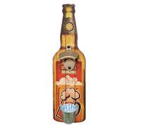 Abridor de botellas de pared, abrebotellas montado en la pared | Abrelatas colgante, abridor con receptor de tapa, vintage pi montado en la pared