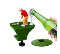 Abridor de botellas de pelota de golf con lanzamiento de tapa - juego de beber y bar gadget para hombres - Impresión 3D lanzador de - Regalo para golfistas y padres
