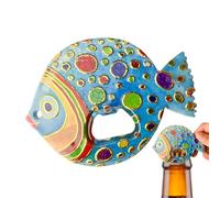 Abridor de Botellas de Pescado, imanes multifuncionales de Polietileno de 50 g para, 3.15 x 4.25 Pulgadas, abridor de Botellas de Cerveza, imanes Decorativos para Puerta de Metal de