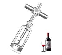 abridor de botellas de vino abridor de botellas de aleación de zinc campana sacacorchos, tornillo cruzado cuchillo de camarero utilizado para vinos de corcho como vino tinto abierto y vino blanco seco