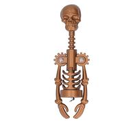 Abridor de Botellas de Vino Abridor de Botellas de Vino Sacacorchos con Cabeza de Calavera Retro Abridor de Botellas de Vino Sacacorchos con Alas Multifuncional para Cumpleaños,