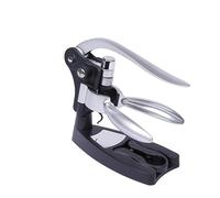 Abridor de botellas de vino tinto de aleación de zinc, dispensador de botellas de forma simple y elegante para el hogar, hotel, bar, viene con cortador de papel y sacacorchos