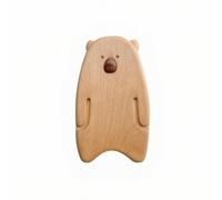 Abridor de Botellas Magnético Abridor Imán Destapador en Madera con Estética Minimalista y Compacta Adecuado para Cocina, 9.5 Cm X 5.5 Cm X 1.7 Cm, Abrebotellas De Madera Con Diseño De Oso