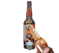 Abridor de botellas montado en la pared,Abrebotellas de pared con recogedor - Abrebotellas para latas colgables | Abridor de botellas de cerveza con receptor, perfecto para novio, abuelo, marido, tío,