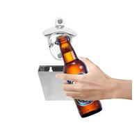 Abridor de Botellas para Montaje en Pared, Tapa de Botella Embotellada en un Cubo, Abridor Cerveza, Abre Botes Tarros para Hogares, Jardines, Pubs