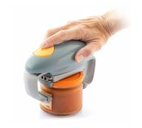 InnovaGoods Abridor de tarros eléctrico Lloucan – Automático manos libres, menos esfuerzo (Gris)