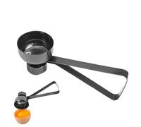 Abridor de cáscara de huevo, decoración para cascanueces, abridor de cáscaras de huevo, abridor de huevos de acero inoxidable, utensilios de cocina rápidos de metal, seguro para el hogar, hornear