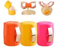 Abridor de cáscaras de huevo 2026, 3 piezas sin ensuciar, herramienta de desorden, removedor de cáscaras de huevo de mano, pelador de huevos universal para huevos duros, utensilios de cocina