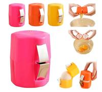 Abridor de cáscaras de huevo 2026, herramienta de abridor de huevos fácil sin ensuciar, removedor de cáscaras de huevo de mano, pelador de huevos universal para huevos duros, utensilios de cocina