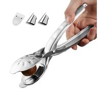 Abridor de castañas | Cascanueces manual | Cascanueces con textura dentada - para el hogar, restaurante, panadería, cocinero, adultos, personas mayores, niños, adolescentes