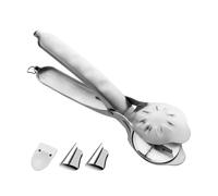 Abridor de castañas - Cascanueces manual de acero inoxidable, diseño dentado rápido | para el hogar, restaurante, panadería, cocinero, adultos, personas mayores, niños, adolescentes