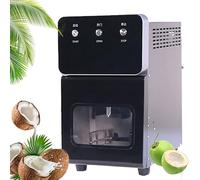 Abridor de coco eléctrico totalmente automático, control de computadora de corte rápido de los años 20 para puestos, tiendas de frutas, supermercados