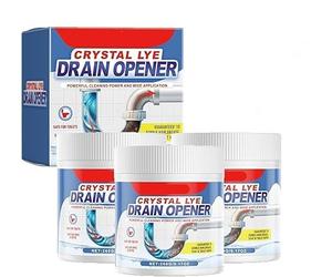 Abridor de drenaje, abridor de drenaje Glug, abridor de drenaje de lejía, abridor de drenaje de lejía de cristal, limpiador de drenaje multiusos para inodoro de cocina, desatasca fregaderos de baño y