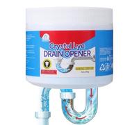 Abridor de drenaje en polvo para el desagüe del fregadero, potente limpiador de pipas para cocina, baño de baño, desatascador rápido de pelo, grasas y jabones para sistemas de pesaje de tuberías