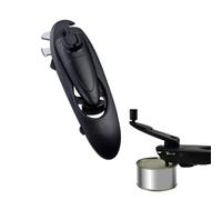 abridor de frasco magnético,abridor con perilla magnética con perilla segura herramienta de cocina multifuncional de servicio pesado para frascos de lata de cerveza (1 pieza de negro)