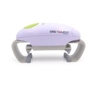 Abridor de frascos eléctrico automático ONE TOUCH KC12 - Función manos libres para personas mayores y personas con artritis - Utensilio de cocina ergonómico y fácil de usar - Un solo botón - Blanco