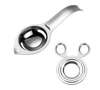 Abridor de Huevos de Acero Inoxidable, Separador de Huevos, Abre Huevos, Abridor Huevos Cocido, Cortador de Huevos para Huevos Crudos y Cocidos, Tijeras para Cascar Huevos Separador de Huevos
