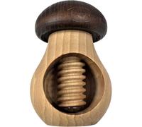 Abridor de nueces de madera con mecanismo de atornillado fácil para romper nueces: un gran regalo para Navidad y decoración de cocina y hogar.