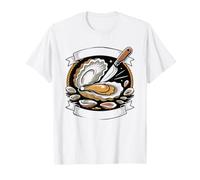Abridor De Ostras Mariscos Trabajador Costero Cuchillo Camiseta