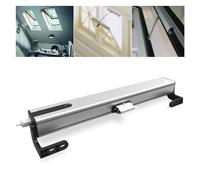 Abridor de portón corredizo, 1pc Window Opener Electric AM56-L250N-400mm Stainless Steel Chain Type Sliding Door Motor