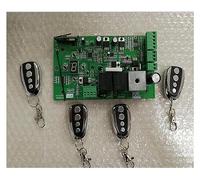 Abridor de portón corredizo, Placa de circuito placa base Controlador motor CC deslizante 2 o 4 abridores puerta control remoto(4 remote control)