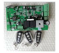 Abridor de portón corredizo, Placa de circuito placa base Controlador motor CC deslizante 2 o 4 abridores puerta control remoto(3 REMOTE CONTROL)