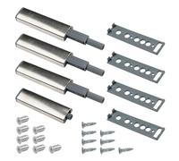 Abridor de puerta a presión adecuado como repuesto para IKEA UTRUSTA METOD Armario Push to Open Puerta de Armario Amortiguador (4 unidades)