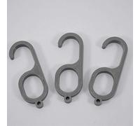 Abridor de puerta (antitáctil) para mantener tus manos limpias: gris 3 piezas