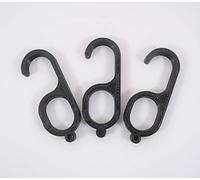 Abridor de puerta (antitáctil) para mantener tus manos limpias: negro, 3 unidades