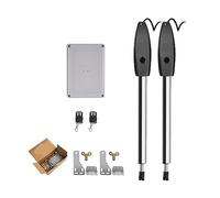 Abridor de puerta automático, Abridor de puerta abatible eléctrico automático dos brazos 400KG, actuador Motor, abridor for Control acceso(KIT NO12)