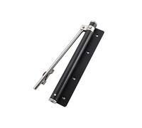 Abridor de puerta automático Cierrapuertas de acero inoxidable Cierrapuertas simples for el hogar con resortes ajustables y cierrapuertas de luz de amortiguación automática(4)