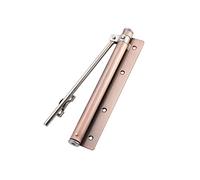 Abridor de puerta automático Cierrapuertas de acero inoxidable Cierrapuertas simples for el hogar con resortes ajustables y cierrapuertas de luz de amortiguación automática(5)